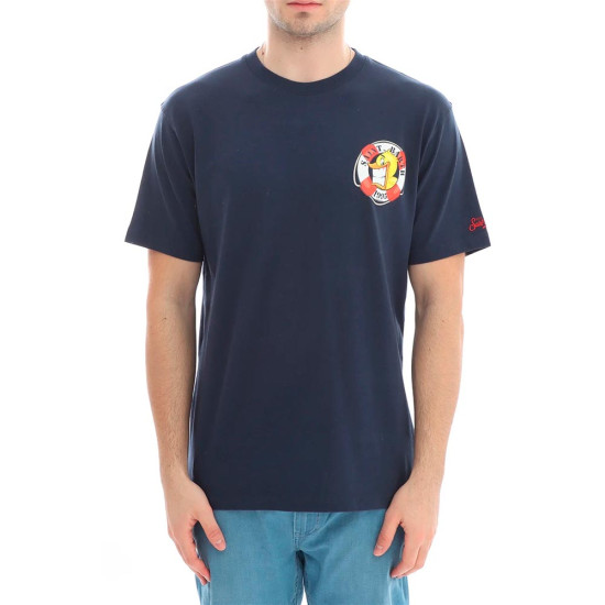 MC2 Saint Barth Ανδρική κοντομάνικη μπλούζα Cotton Classic T Shirt